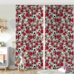 Realhomes Spor Topları Dijital Baskılı Modern Çocuk Odası Fon Perde Realhomes