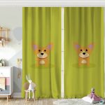 Realhomes Köpek Desenli Dijital Baskılı Modern Çocuk Odası Fon Perde Realhomes