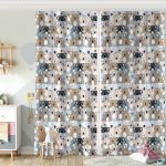 Realhomes Renkli Kedi Dijital Baskılı Modern Çocuk Odası Fon Perde Realhomes