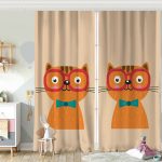 Realhomes Nazar Boncuklu Dijital Baskılı Modern Çocuk Odası Fon Perde Realhomes