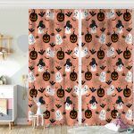 Realhomes Balkabağı ve Casper Dijital Baskılı Modern Çocuk Odası Fon Perde Realhomes