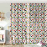 Realhomes Balkabağı ve Casper Dijital Baskılı Modern Çocuk Odası Fon Perde Realhomes