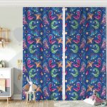 Realhomes Matematik Gereçli Dijital Baskılı Modern Çocuk Odası Fon Perde Realhomes