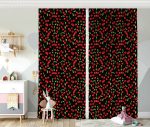 - Rh-CPerde-4946-Realhomes-Siyah-Zeminde-Kiraz-Desenli-Dijital-Baskili-Modern-Cocuk-Odasi-Fon-Perde - Realhomes Realhomes Siyah Zeminde Kiraz Desenli Dijital Baskılı Modern Çocuk Odası Fon Perde Realhomes
