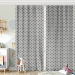 Modern Zigzag Desenli Dijital Baskılı Çocuk Odası Fon Perde Realhomes