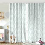 Kalp Desen Dijital Baskılı Çocuk Odası Fon Perde Realhomes