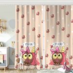 Kalp Desen Dijital Baskılı Çocuk Odası Fon Perde Realhomes