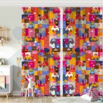 Real Homes Dijital Baskılı Çocuk Odası Fon Perde Realhomes