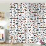 RealHomes Dijital Baskılı Çocuk Odası Fon Perde Realhomes