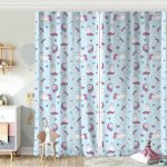 RealHomes Özel Tasarım Dijital Baskılı Çocuk Odası Fon Perde Realhomes