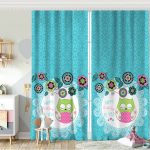 Real Homes Dijital Baskılı Çocuk Odası Fon Perde Realhomes