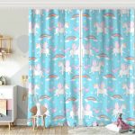 Real Homes Dijital Baskılı Çocuk Odası Fon Perde Realhomes