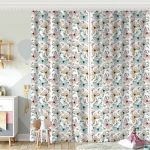 Realhomes Özel Tasarım Kelebek Desen Dijital Baskılı 3D Çocuk Odası Fon Perde Realhomes