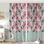 Realhomes Kelebek Temalı Dijital Baskılı 3D Çocuk Odası Fon Perde Realhomes