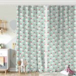 RealHomes Bulut Desenli Dijital Baskılı 3D Çocuk Odası Fon Perde Realhomes