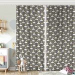 RealHomes Bulut Desenli Dijital Baskılı 3D Çocuk Odası Fon Perde Realhomes