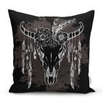 - Rh-K5005-RealHomes-Cow-Head-Ozel-Tasarim-Dijital-Baskili-Kirlent-Kilifi - Realhomes RealHomes Cow Head Özel Tasarım Dijital Baskılı Kırlent Kılıfı Realhomes