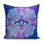 - Rh-K5014-Gokyuzu-Temali-Renkli-Goz-Desenli-Ozel-Tasarim-Kirlent-Kilifi - Realhomes Gökyüzü Temalı Renkli Göz Desenli Özel Tasarım Kırlent Kılıfı Realhomes