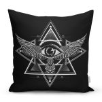 - Rh-K5036-Ozel-Tasarim-Kanatli-Ucuncu-Goz-Motifli-Dijital-Baskili-Kirlent-Kilifi - Realhomes Özel Tasarım Kanatlı Üçüncü Göz Motifli Dijital Baskılı Kırlent Kılıfı Realhomes