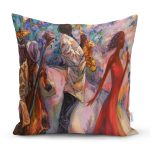 - Rh-K5095-Yagli-Boya-Cizimli-Kadin-Motifli-Modern-Kirlent-Kilifi - Realhomes Yağlı Boya Çizimli Kadın Motifli Modern Kırlent Kılıfı Realhomes