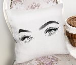 - Rh-K5096beyaz-ayna-RealHomes-Beyaz-Zeminde-Kirpik-Motifli-Ozel-Tasarim-Yastik-Kilifi-1 - Realhomes RealHomes Beyaz Zeminde Kirpik Motifli Özel Tasarım Yastık Kılıfı Realhomes