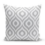 - Rh-K5116gri-Ozel-Tasarim-Gri-Ikat-Desenli-Dijital-Baskili-Yastik-Kirlent-Kilifi - Realhomes Özel Tasarım Gri İkat Desenli Dijital Baskılı Yastık Kırlent Kılıfı Realhomes