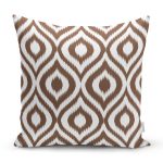 - Rh-K5116kahve-Ozel-Tasarim-Kahve-Ikat-Desenli-Dijital-Baskili-Yastik-Kirlent-Kilifi - Realhomes  Özel Tasarım Kahve İkat Desenli Dijital Baskılı Yastık Kırlent Kılıfı Realhomes