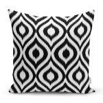 - Rh-K5116siyah-Ozel-Tasarim-Siyah-Ikat-Desenli-Dijital-Baskili-Yastik-Kirlent-Kilifi - Realhomes Özel Tasarım Siyah İkat Desenli Dijital Baskılı Yastık Kırlent Kılıfı Realhomes