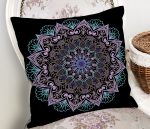 - Rh-K5132siyah-Siyah-Zeminde-Pembe-Mavi-Mandala-Desenli-Modern-Yastik-Kilifi-1 - Realhomes Siyah Zeminde Pembe Mavi Mandala Desenli Modern Yastık Kılıfı Realhomes