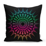 - Rh-K5144-Siyah-Zeminde-Pembe-Yesil-Mandala-Motifli-Kirlent-Kilifi - Realhomes Siyah Zeminde Pembe Yeşil Mandala Motifli Kırlent Kılıfı Realhomes