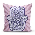 Dekoratif Fatma Ana Eli Motifli Özel Tasarım Kırlent Kılıfı Realhomes