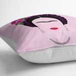 - Rh-K5211-Pembe-Zeminde-Kahlo-Frida-Baskili-Kirlent-Kilifi-2 - Realhomes Pembe Zeminde Kahlo Frida Baskılı Kırlent Kılıfı Realhomes