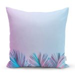 Büyüleyici Renklerde Tropikal Yaprak Motifli Özel Tasarım Modern Kırlent Kılıfı Realhomes