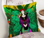 - Rh-K5218-Tropik-Yapraklar-Icerisinde-Frida-Motifli-Dijital-Baskili-Kirlent-Kilifi-1 - Realhomes Tropik Yapraklar İçerisinde Frida Motifli Dijital Baskılı Kırlent Kılıfı Realhomes