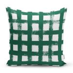 - Rh-K5236koyuyesil-Koyu-Yesil-Geometrik-Kare-Motifli-Dekoratif-Yastik-Kilifi - Realhomes Koyu Yeşil Geometrik Kare Motifli Dekoratif Yastık Kılıfı Realhomes