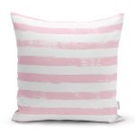 - Rh-K5237pembe-Pembe-Cizgili-Motifli-Dekoratif-Modern-Yastik-Kilifi - Realhomes Pembe Çizgili Motifli Dekoratif Modern Yastık Kılıfı Realhomes
