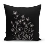 - Rh-K5242-Siyah-Zemin-Uzerinde-Cicek-Motifli-Ozel-Tasarim-Kirlent-Kilifi - Realhomes Siyah Zemin Üzerinde Çiçek Motifli Özel Tasarım Kırlent Kılıfı Realhomes