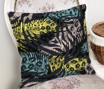 - Rh-K5246-Siyah-Zeminde-Renkli-Yaprak-Motifli-Ozel-Tasarim-Kirlent-Kilifi-1 - Realhomes Siyah Zeminde Renkli Yaprak Motifli Özel Tasarım Kırlent Kılıfı Realhomes