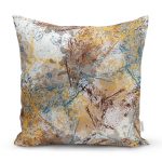 - Rh-K5253-Mermer-Zeminde-Gold-Sulu-Boya-Calismasi-Desenli-Kirlent-Kilifi - Realhomes  Mermer Zeminde Gold Sulu Boya Çalışması Desenli Kırlent Kılıfı Realhomes