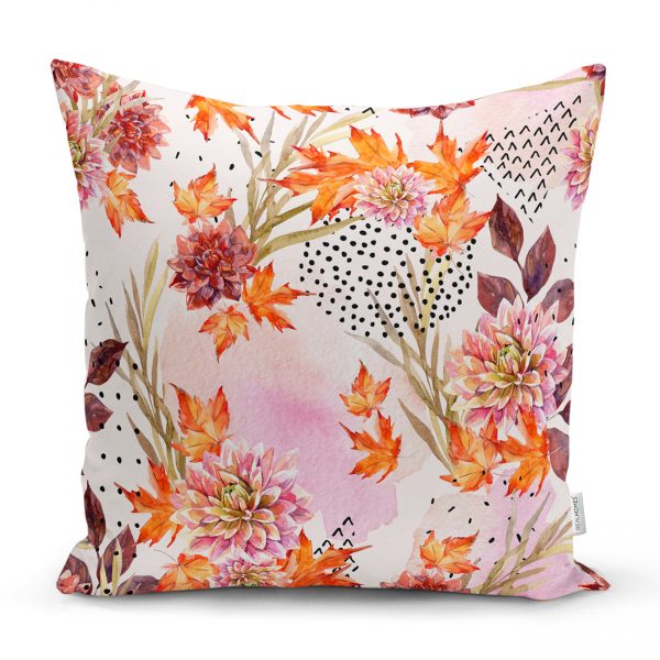 - Rh-K5260-Sonbahar-Temali-Pembe-Cicek-Desenli-Ozel-Tasarim-Modern-Yastik-Kilifi - Realhomes  Sonbahar Temalı Pembe Çiçek Desenli Özel Tasarım Modern Yastık Kılıfı Realhomes