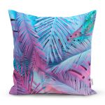 Büyüleyici Renklerde Tropikal Yaprak Desenli Özel Tasarım Kırlent Kılıfı Realhomes