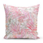 - Rh-K5311-Mermer-Zemin-Uzerinde-Gold-Aytinti-Temali-Pembe-Tropik-Yaprak-Desenli-Kirlent-Kilifi - Realhomes Mermer Zemin Üzerinde Gold Aytıntı Temalı Pembe Tropik Yaprak Desenli Kırlent Kılıfı Realhomes