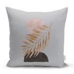 - Rh-K5316gri-Gri-Zeminde-Soyut-Cizim-Ay-Ve-Yaprak-Motifli-Kirlent-Kilifi - Realhomes  Gri Zeminde Soyut Çizim Ay Ve Yaprak Motifli Kırlent Kılıfı Realhomes