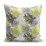 - Rh-K5358-Sari-Yapraklar-Uzerinde-Nokta-Tasarimli-Kirlent-Kilifi - Realhomes Sarı Yapraklar Üzerinde Nokta Tasarımlı Kırlent Kılıfı Realhomes