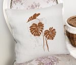 - Rh-K5360-Gri-Zeminde-Palmiye-Yapraklari-Motifli-Kirlent-Kilifi-1 - Realhomes Gri Zeminde Palmiye Yaprakları Motifli Kırlent Kılıfı Realhomes