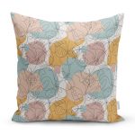 - Rh-K5375-Mavi-Ve-Kahverengi-Puantiye-Zemin-Uzerinde-Karakalem-Cizim-Cicek-Motifli-Kirlent-Kilifi - Realhomes  Mavi Ve Kahverengi Puantiye Zemin Üzerinde Karakalem Çizim Çiçek Motifli Kırlent Kılıfı Realhomes