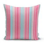 - Rh-K5384-Pembe-Mavi-Duz-Cizgiler-Ozel-Tasarim-Kirlent-Kilifi - Realhomes Pembe Mavi Düz Çizgiler Özel Tasarım Kırlent Kılıfı Realhomes