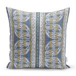 - Rh-K5400-Kot-Zeminli-Duz-Cigili-Yaprak-Motifli-Kirlent-Kilifi - Realhomes  Kot Zeminli Düz Çigili Yaprak Motifli Kırlent Kılıfı Realhomes