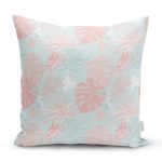 - Rh-K5417-Gokyuzu-Temali-Gumus-Ve-Pembe-Yaprakli-Dijital-Baskili-Kirlent-Kilifi - Realhomes Gökyüzü Temalı Gümüş Ve Pembe Yapraklı Dijital Baskılı Kırlent Kılıfı Realhomes