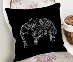 - Rh-K5421-Retro-Mandala-Fil-Desenli-Ozel-Tasarim-Kirlent-Kilifi-1 - Realhomes Retro Mandala Fil Desenli Özel Tasarım Kırlent Kılıfı Realhomes